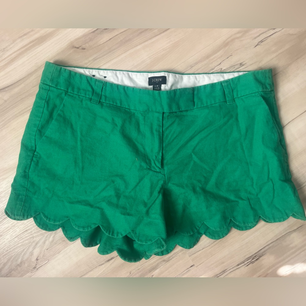J. Crew Scalloped Shorts